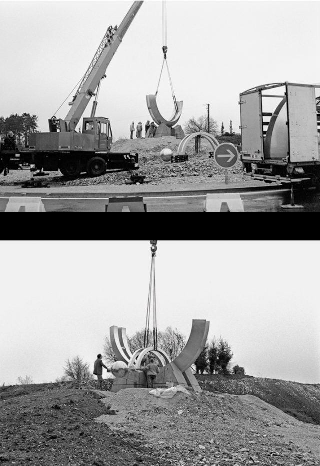 1996 Alliances 1 H=7m — sculpture de Paul Gonez