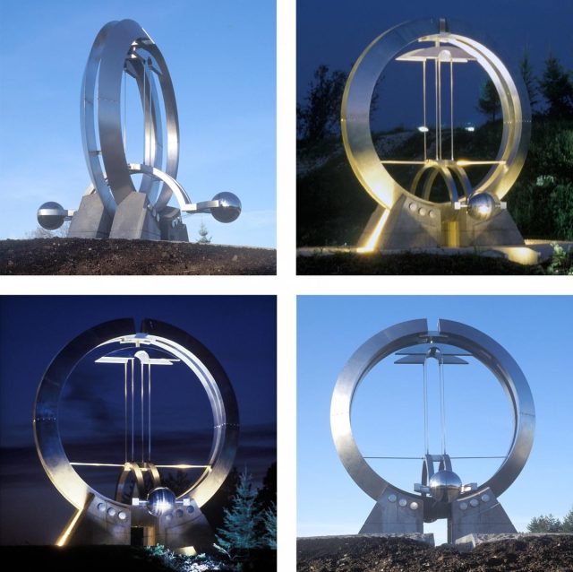 1996 Alliances 4 H=7m — sculpture de Paul Gonez