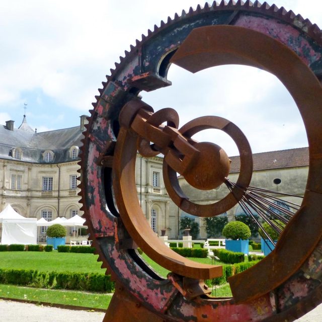 Engrenage du temps 02 — sculpture de Paul Gonez