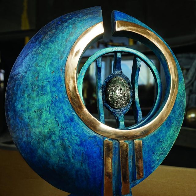 Incertitude H 0.30 — sculpture de Paul Gonez